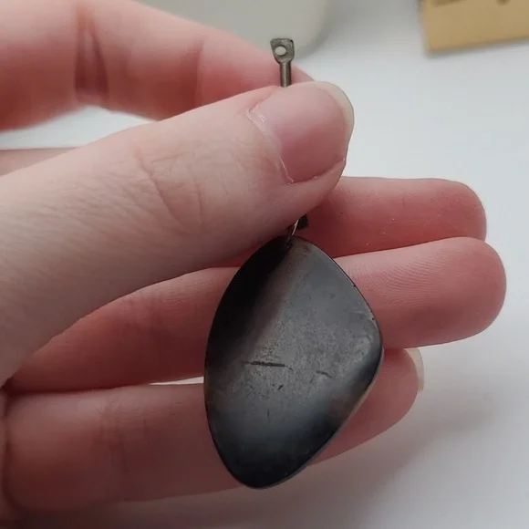Mocha stone dangle necklace‎ pendant